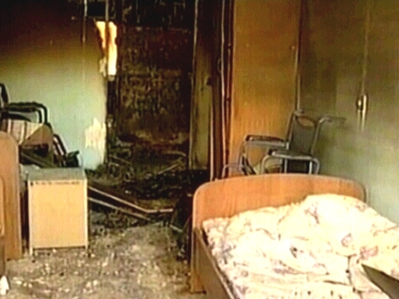 Russia - Blaze guts home for elderly