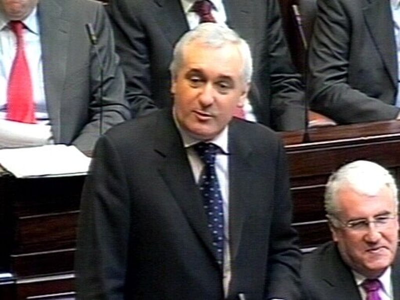 Bertie Ahern - Rise would end partnership deal