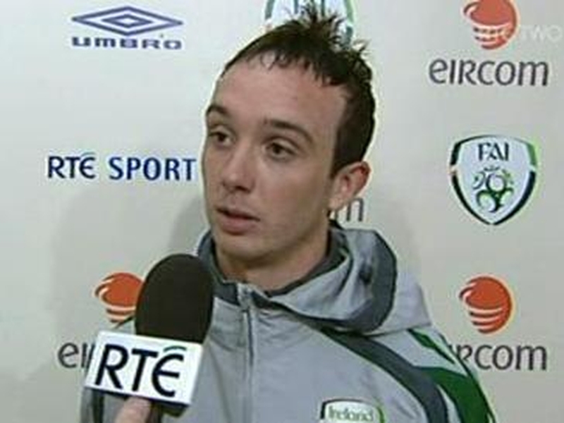 Stephen Ireland's goal was one of the brighter moments at Croke Park yesterday