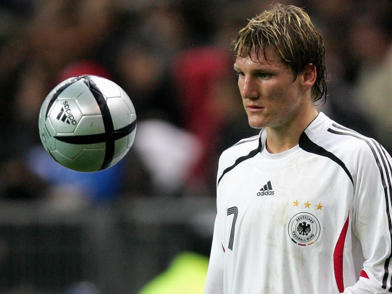 Bastian Schweinsteiger's opener put Germany ahead in their vital clash in Prague