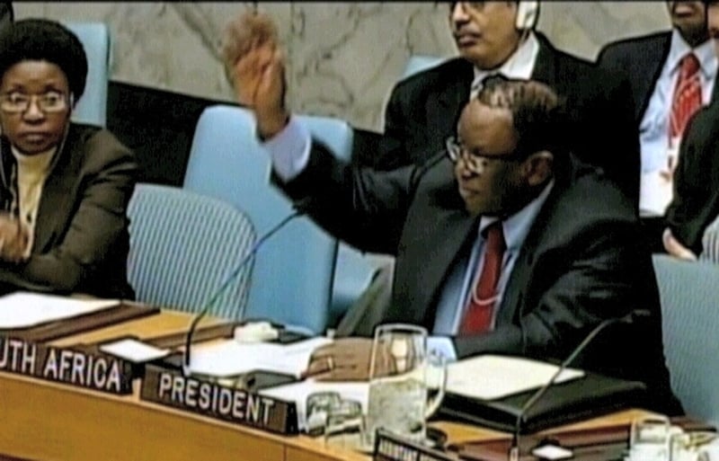 Mahmoud Ahmadinejad - Rejects UN vote