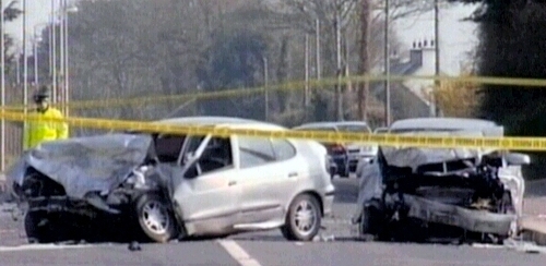 Louth crash - Two people died