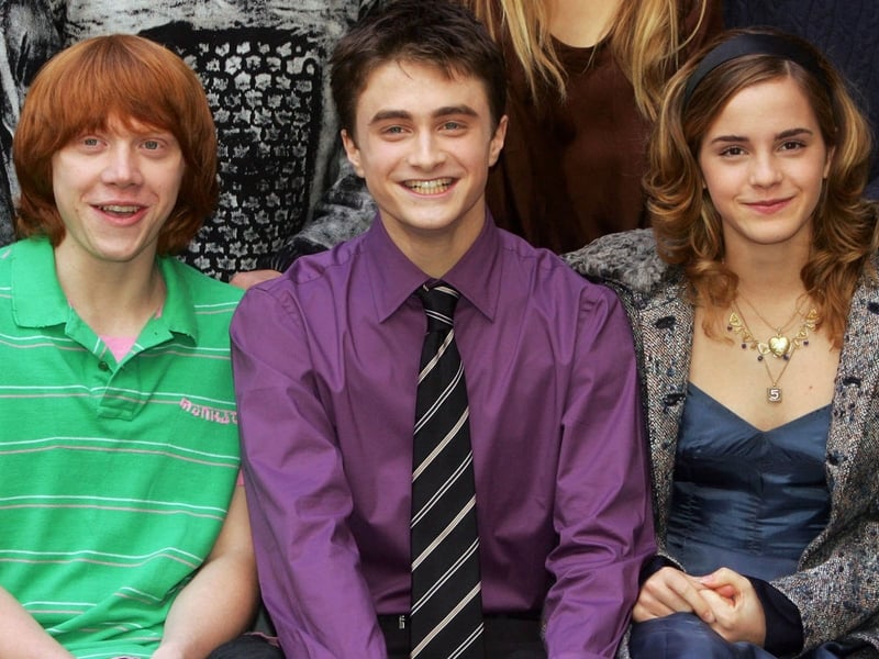 Rupert Grint, Daniel Radcliffe and Emma Watson