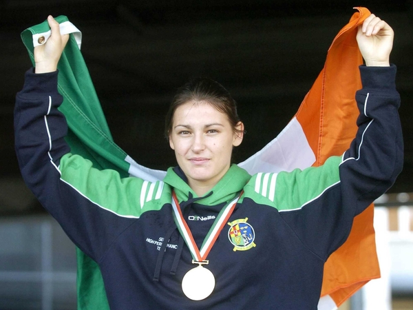 World lightweight champion Katie Taylor has advanced to the semi-finals of the Witch Cup