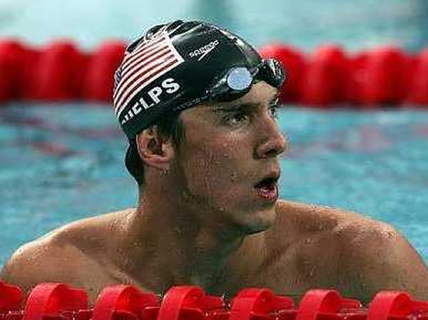 Michael Phelps suffered a rare defeat at the Charlotte Grand Prix