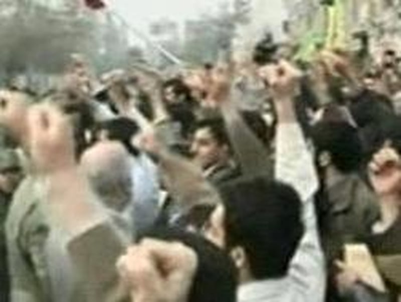 Iran - Protest at embassy