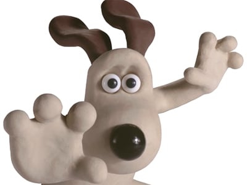 Gromit starring as HMV dog