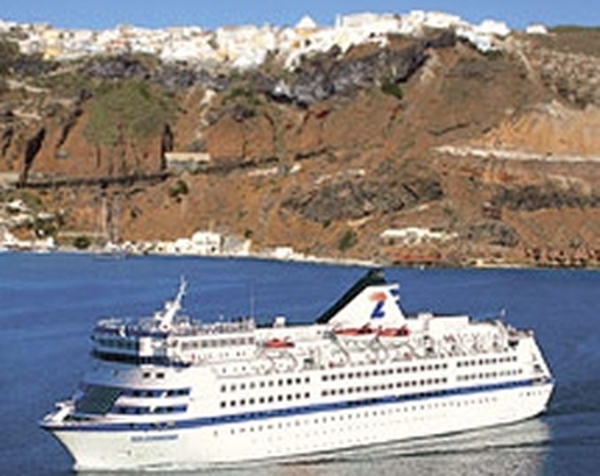 Sea Diamond - Seen at Santorini