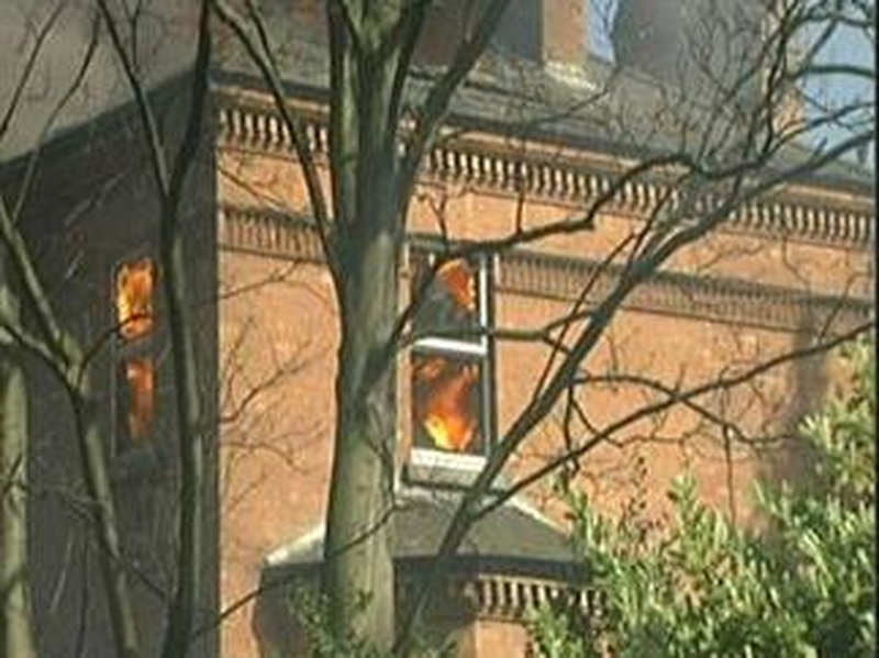 Fire - Jesuit headquarters in Dublin
