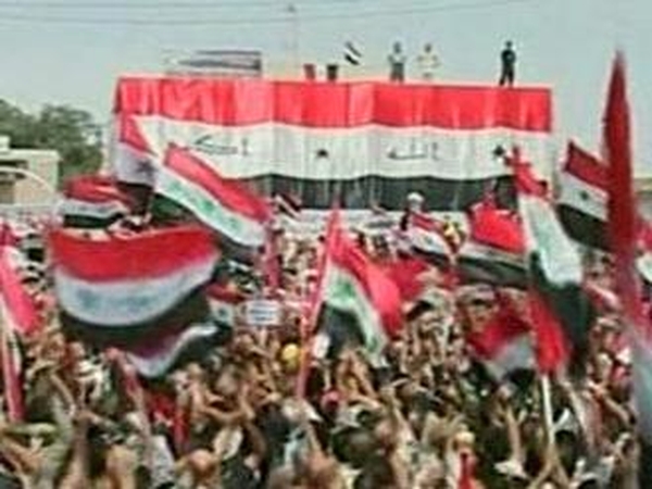 Najaf - Protests over US presence