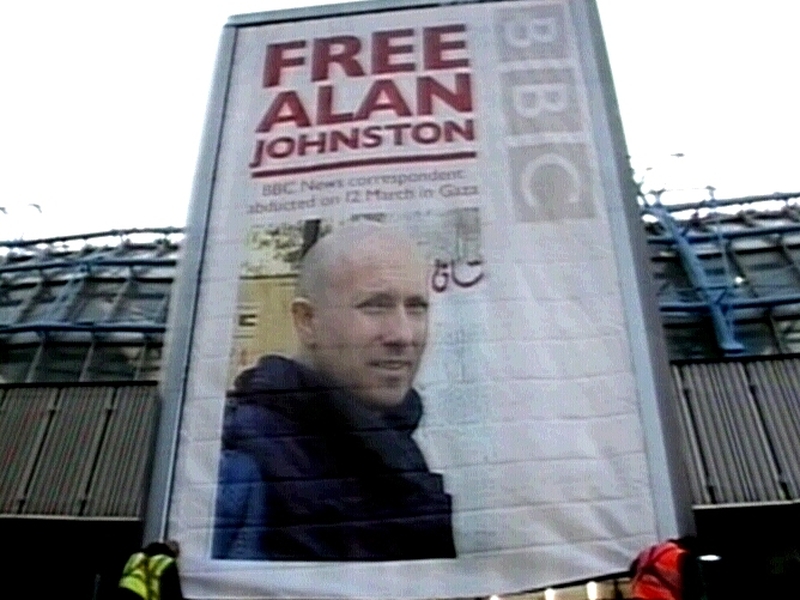 Alan Johnston - Said to be alive and well