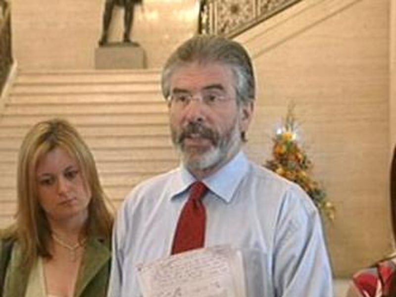 Gerry Adams - Four key areas for Sinn Fein