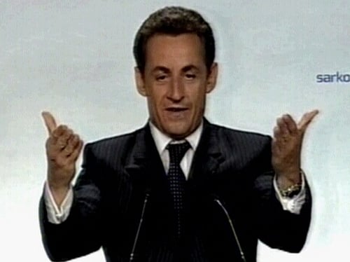 Nicolas Sarkozy - Won 53% of the vote