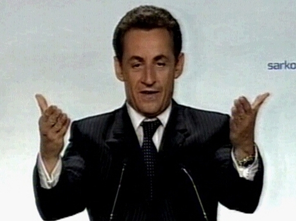 Nicolas Sarkozy - Won 53% of the vote