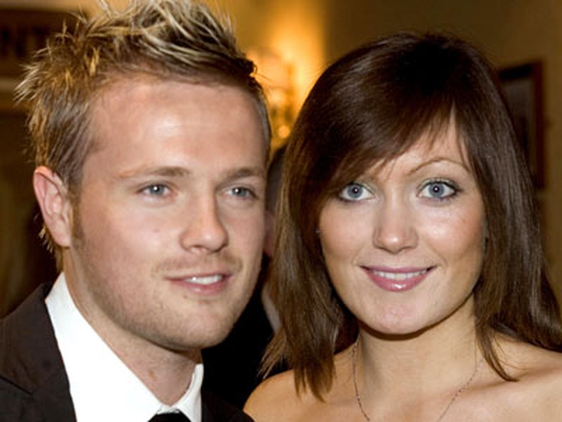 Nicky Byrne pictured with his wife Georgina