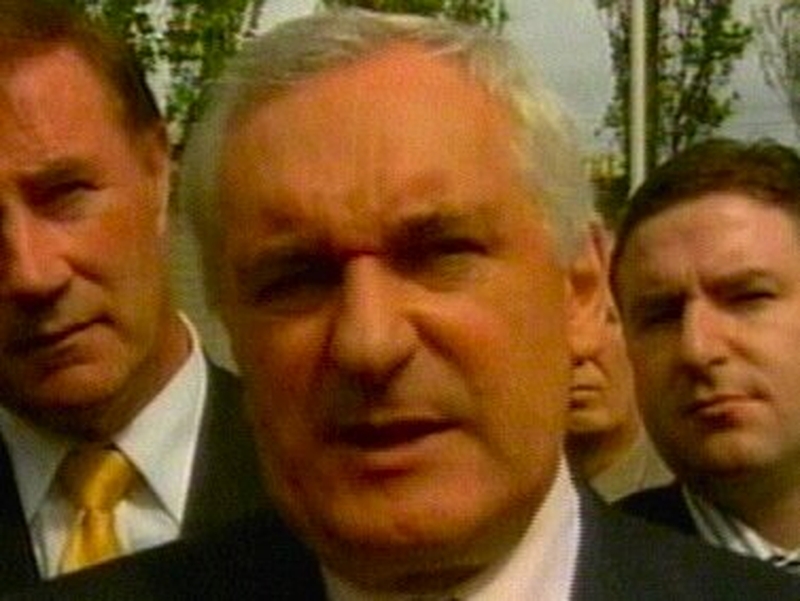 Bertie Ahern - 'Greatly saddened'
