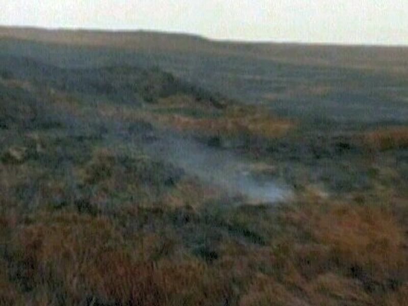 Forest fires - People burning furze