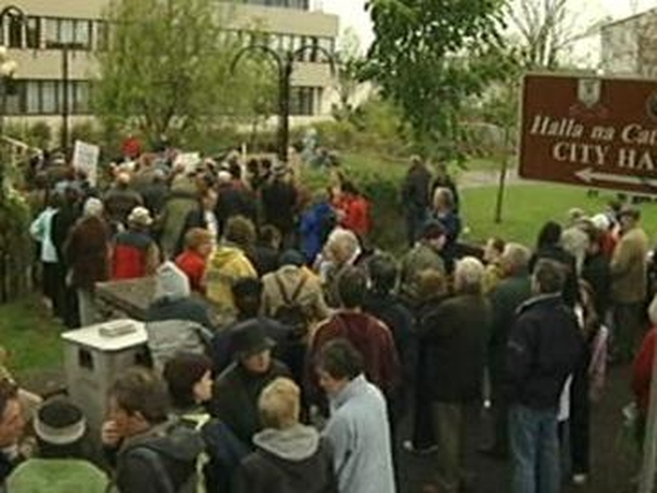 Galway - Protests yesterday