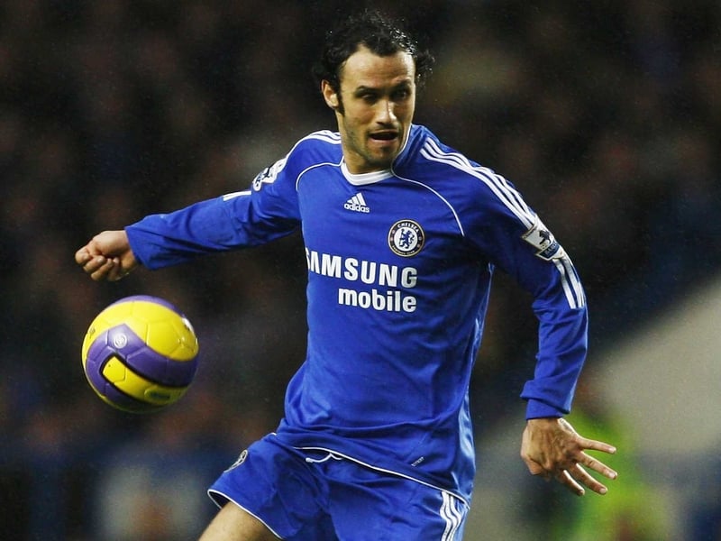 Chelsea's Ricardo Carvalho saw red for his lunge at Aston Villa's Gabriel Agbonlahor yesterday