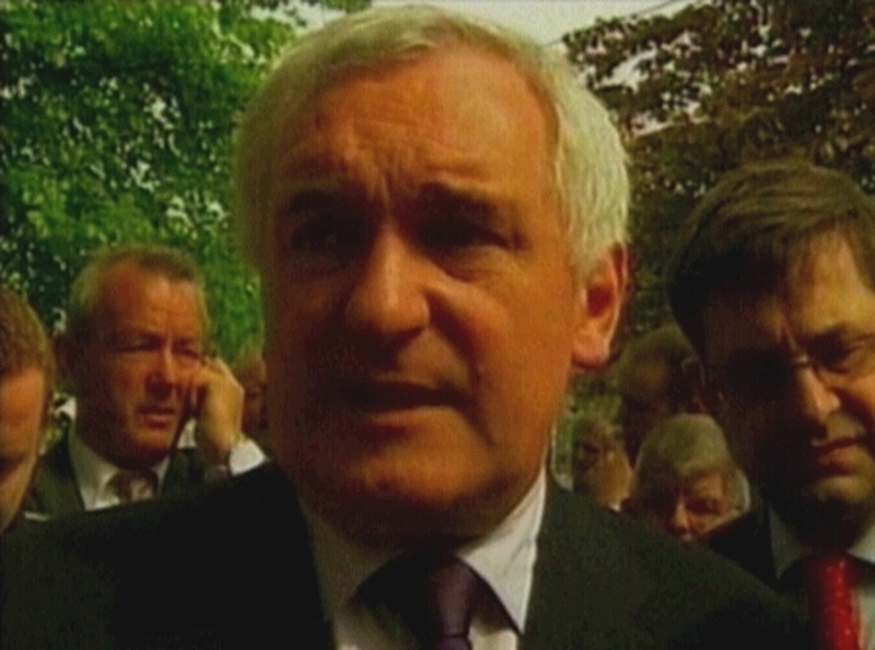Bertie Ahern - Economic warning