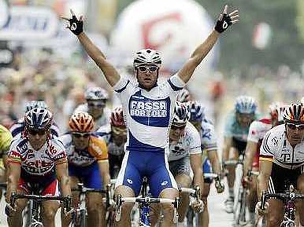 Alessandro Pettachi crossed the line first for the fifth time in this year's Giro D'Italia