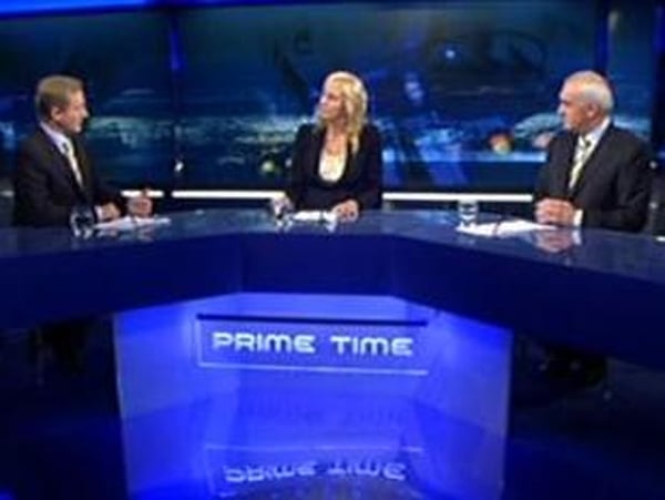 The Big One - Miriam O'Callaghan moderates the only debate between Taoiseach Bertie Ahern and Fine Gael leader Enda Kenny