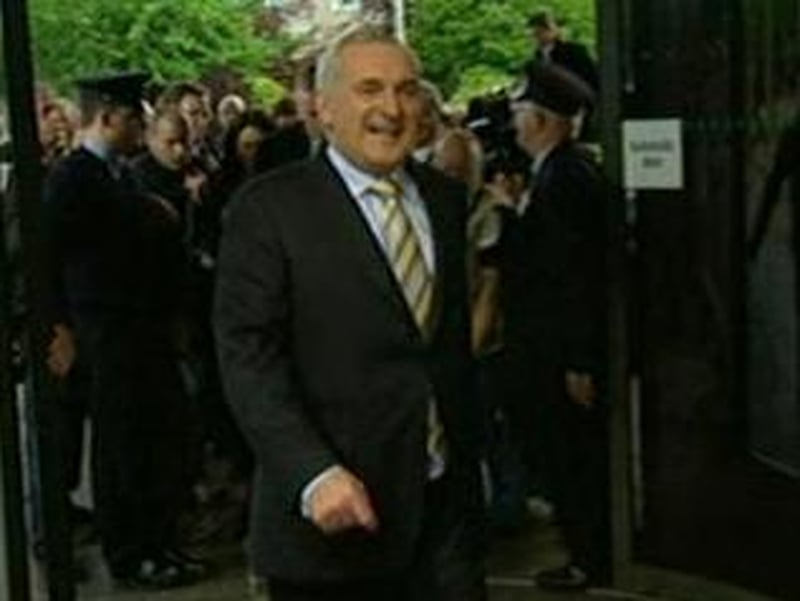 Bertie Ahern - The Taoiseach hits the trail on the heels of what many called a debate victory