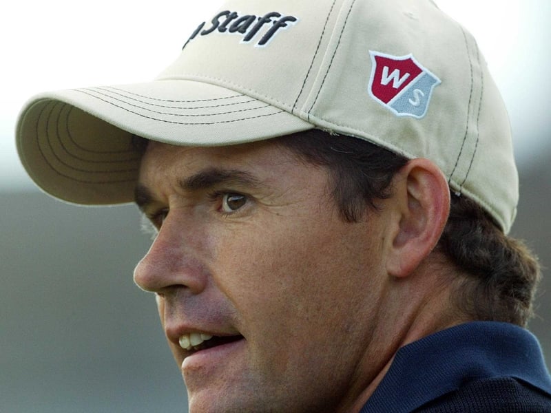 Padraig Harrington is among the leaders at Brittas Bay