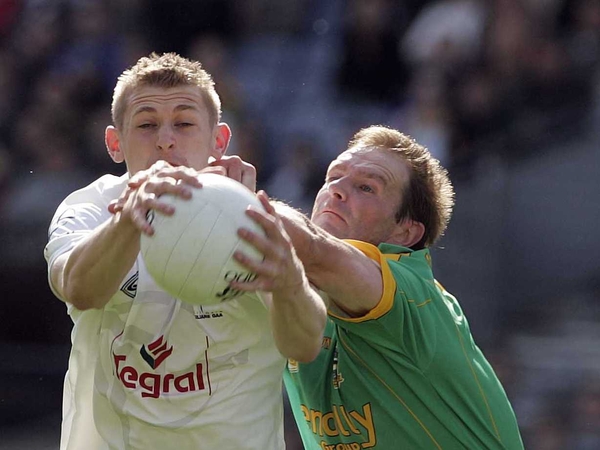 Jason Phillips (left) returns to the Kildare side