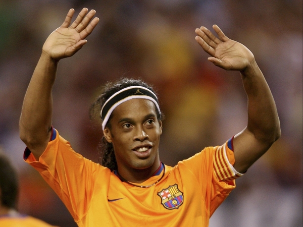 Ronaldinho may be waving good-bye to the Nou Camp at the end of the season