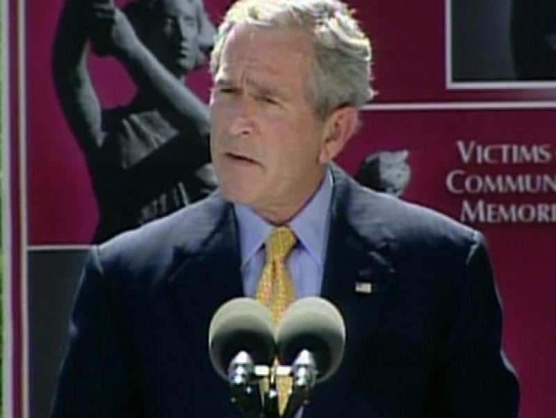 George W Bush - Defending Iraq war strategy