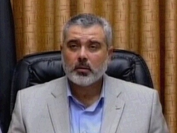 Ismail Haniyeh - 'Israeli move is blackmail'
