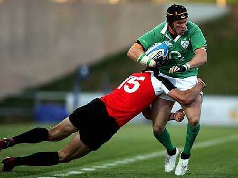 Canada's Mike Pyke (seen here tackling Johnny O'Connor) scored an excellent try against the All Blacks