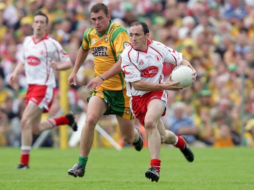 Captain Brian Dooher was in inspirational form for Tyrone today