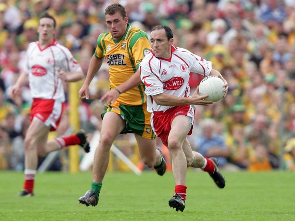 Captain Brian Dooher was in inspirational form for Tyrone today