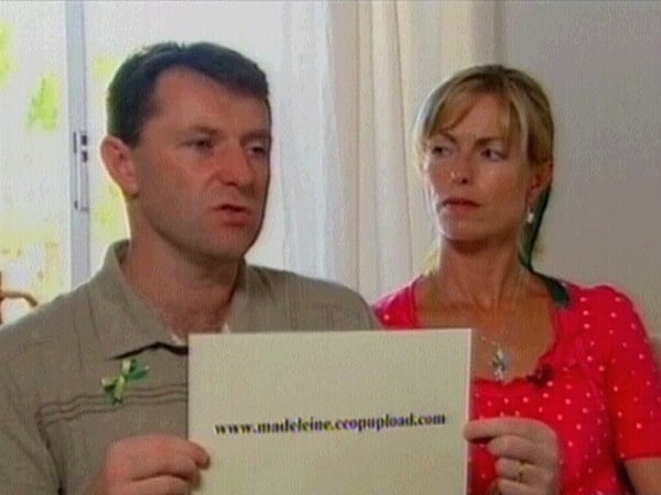 Gerry &amp; Kate McCann - Appeal on RTÉ's Crimecall