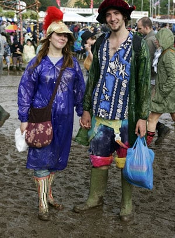 Glastonbury - Festival goers