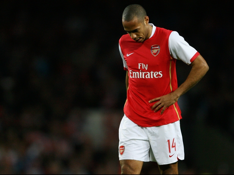 Thierry Henry expressed his sadness at leaving Arsenal