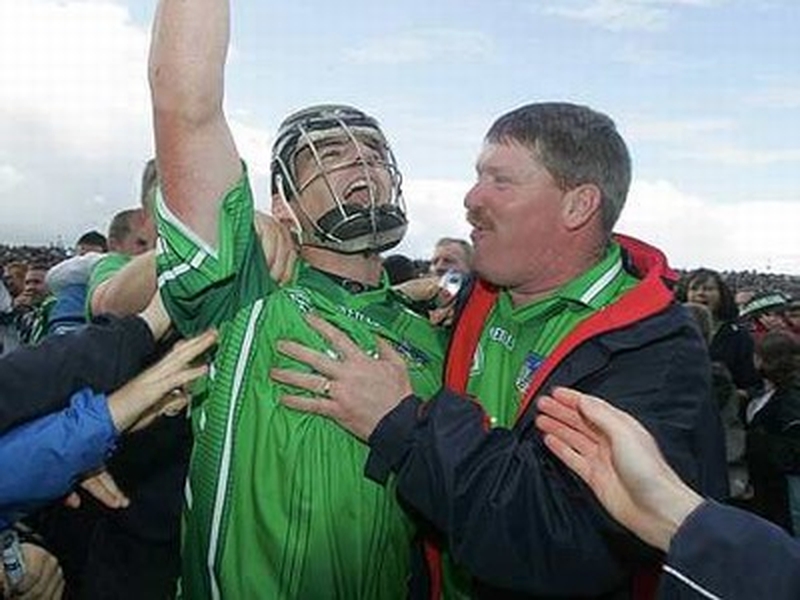 Mark O'Riordan celebrates Limerick's victory