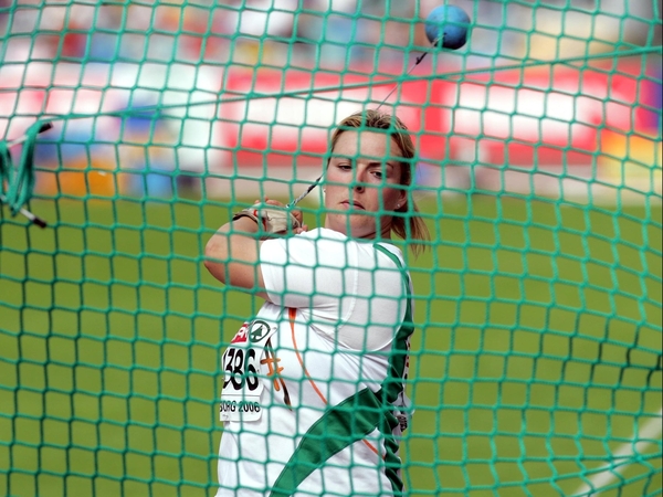 Eileen O'Keeffe broke the Irish record in Vaasa