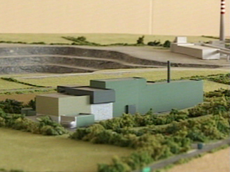 Poolbeg incinerator - One of the four contracted plants