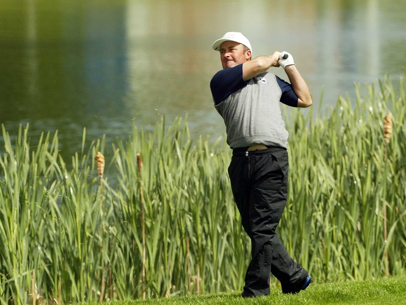 Damien McGrane goes into Sunday's final round on four-under, a shot behind compatriots Paul McGinley and Peter Lawrie