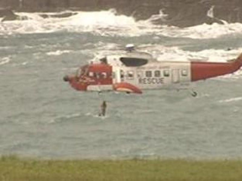 Coast Guard - Injured crewman airlifted
