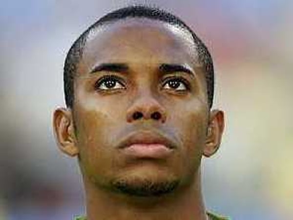 Robinho scored from the spot for Brazil