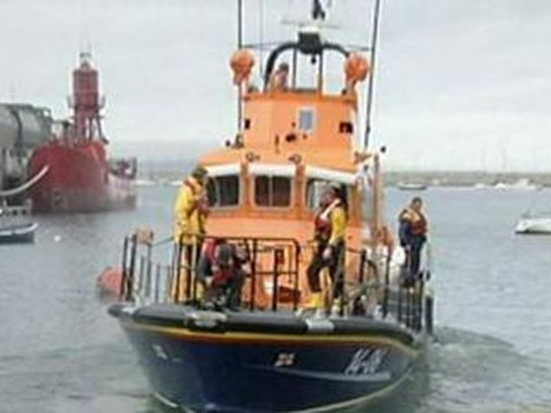 Dún Laoghaire Harbour - Man rescued