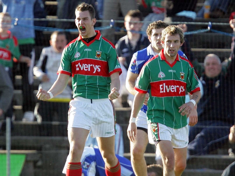 Mayo's Barry Moran celebrates his goal