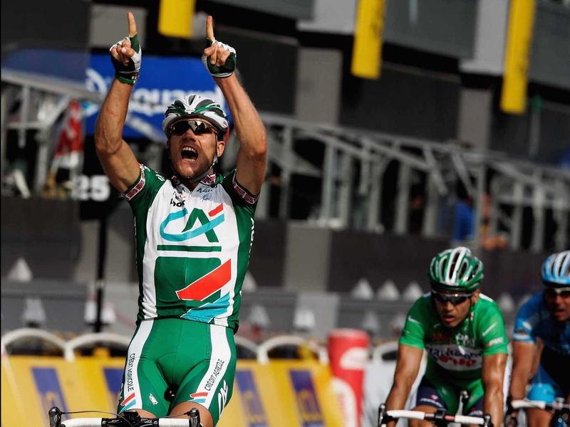 Thor Hushovd had a successful day in France