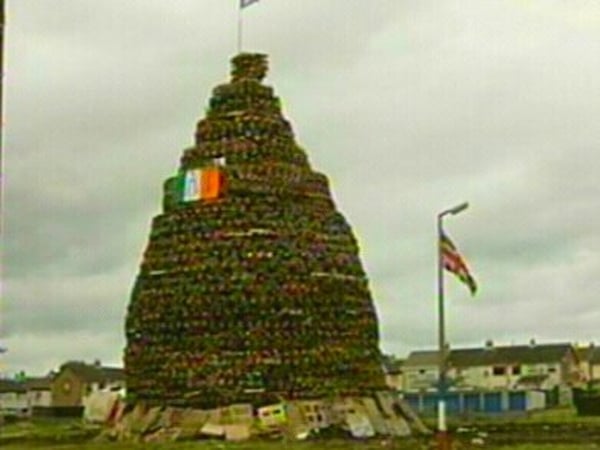 11th night - Bonfires lit as part of the celebrations