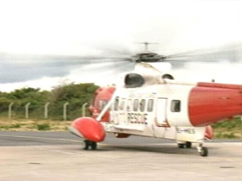 Rescue helicopter - Could not reach injured woman -