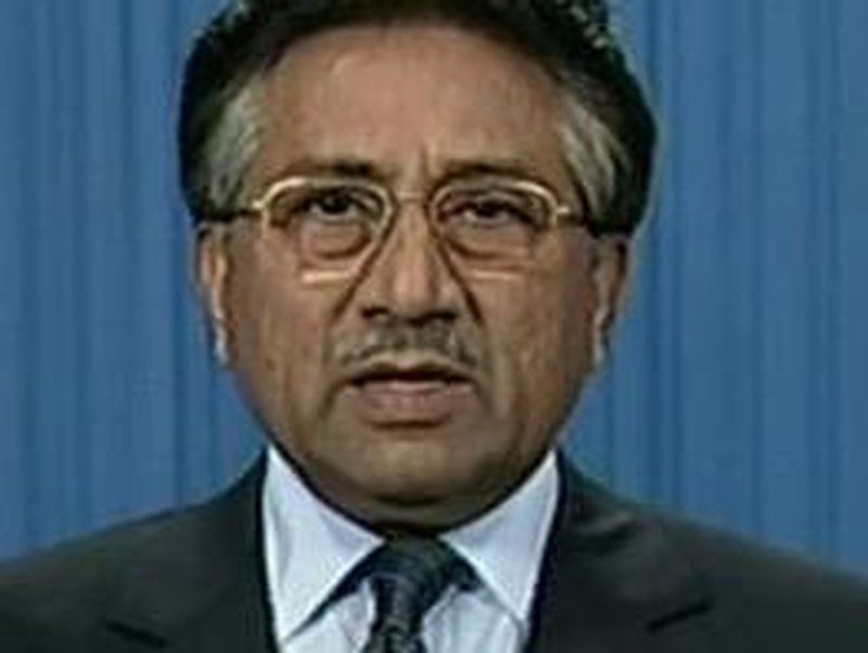 Pervez Musharraf - Was visiting quake-hit region